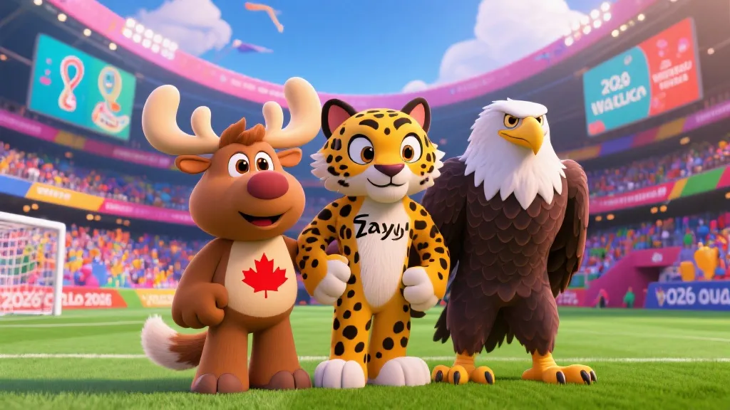 揭秘2026世界杯吉祥物：Maple、Zayu与Clutch背后的文化密码与狂欢寓意